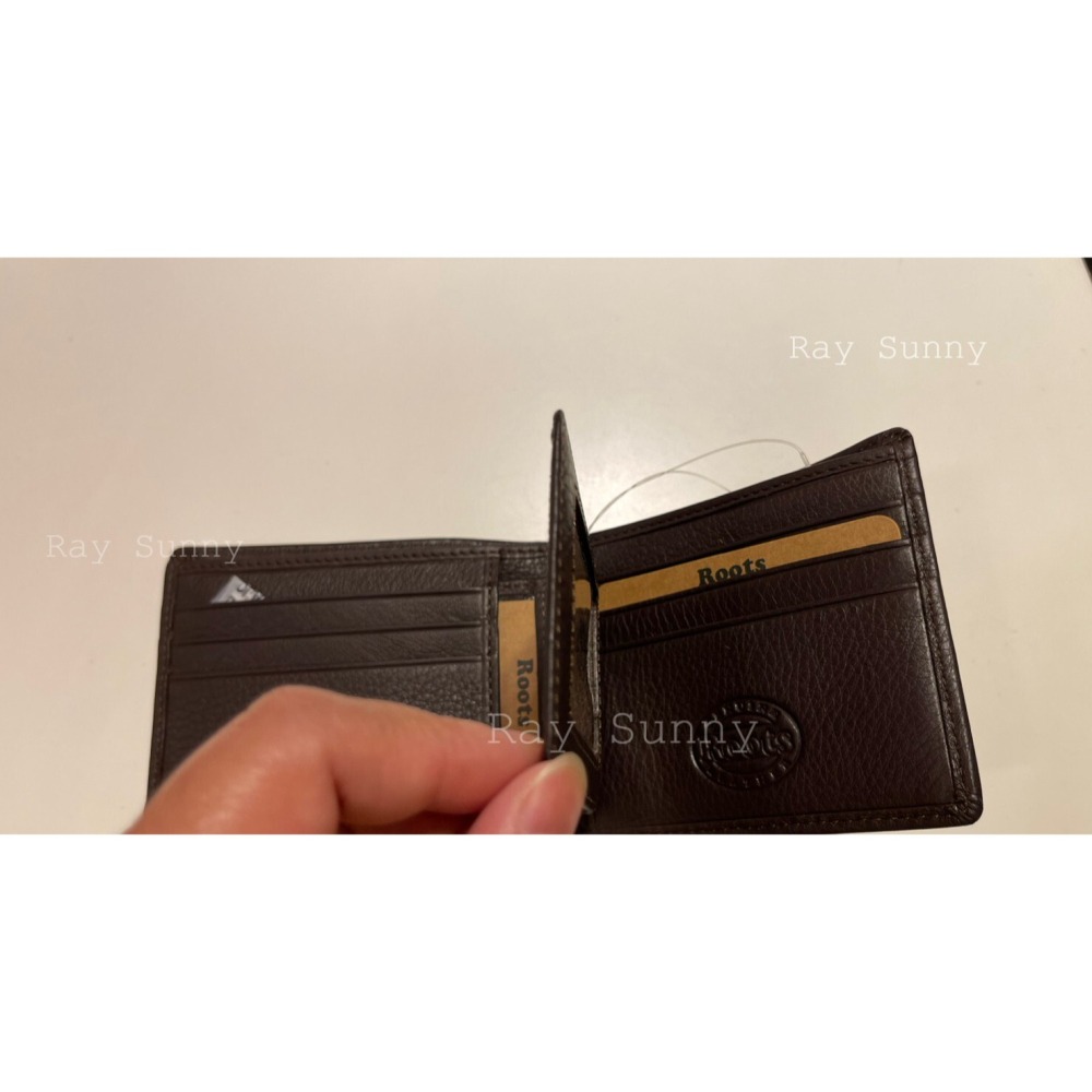 RS代購 Roots全新正品優惠 Roots皮件-Roots男用皮革短夾 滿額贈購物袋-細節圖4