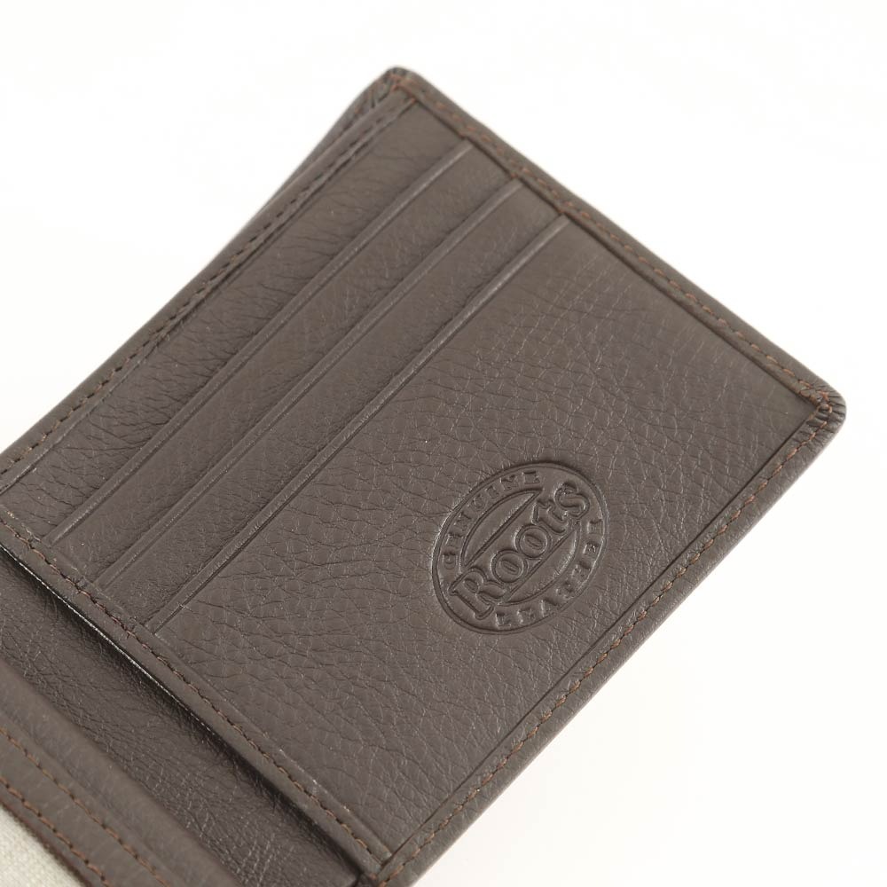 RS代購 Roots全新正品優惠 Roots皮件-Roots男用皮革短夾 滿額贈購物袋-細節圖5