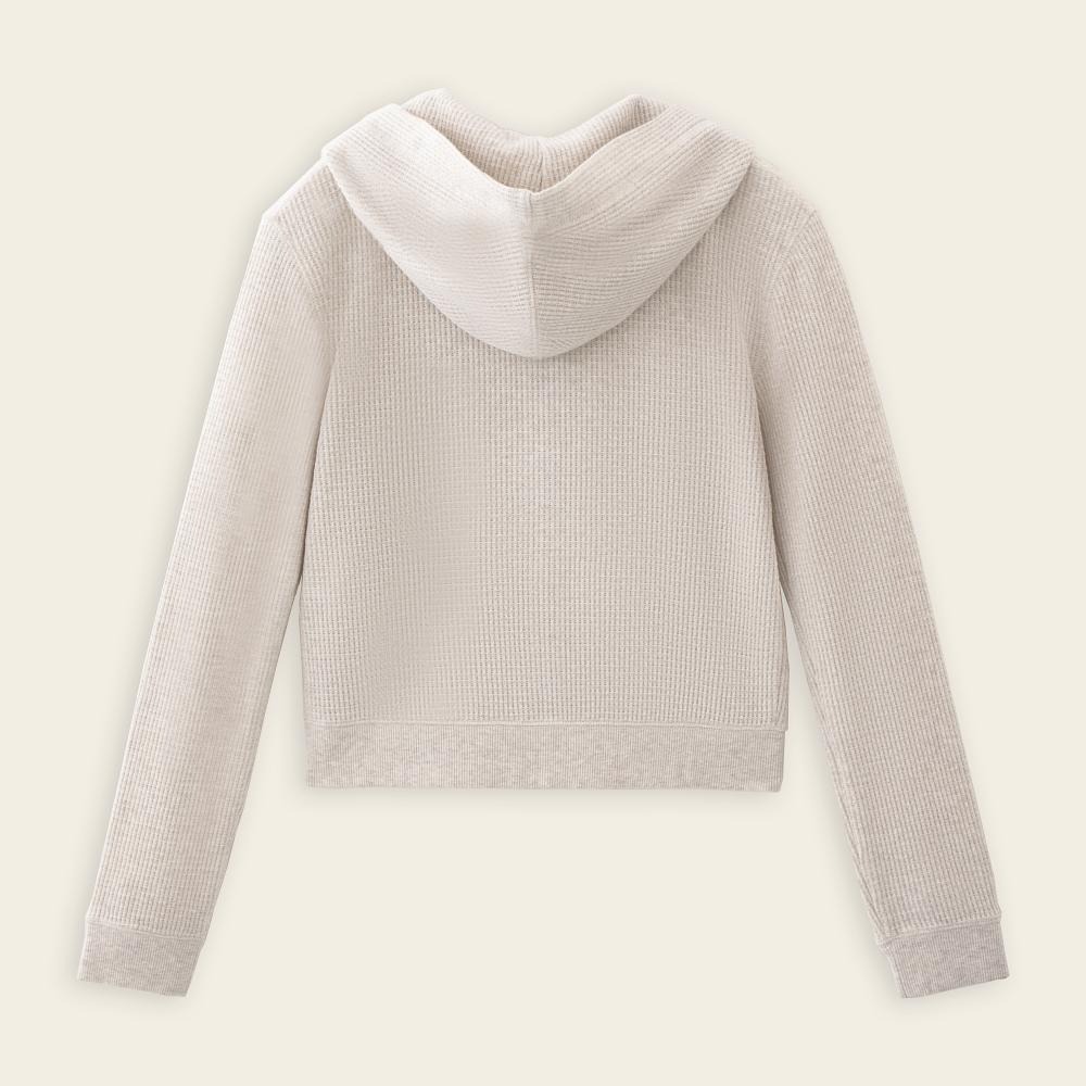 RS代購 Roots全新正品優惠 Roots女裝-率性生活系列 環保材質鬆餅格紋效果連帽外套 滿額贈品牌購物袋-細節圖4