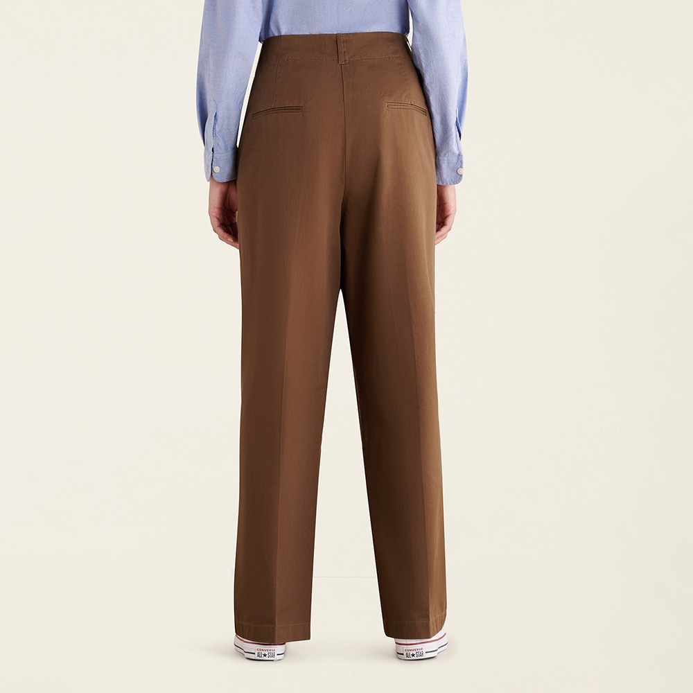 RS代購 Roots全新正品優惠 Roots女裝-率性生活系列 簡約打褶長褲 滿額贈品牌購物袋-細節圖6