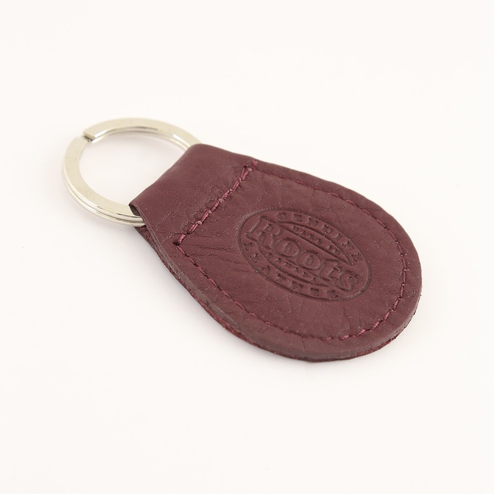 RS代購 Roots全新正品優惠Roots皮件-Roots小巧皮革鑰匙圈 滿額即贈Roots購物袋-細節圖3