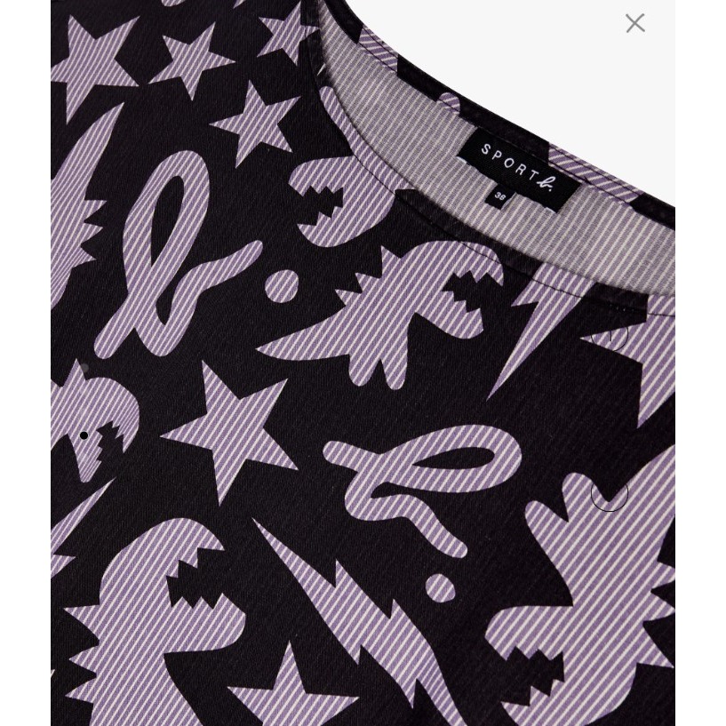 RS代購 - Sport b 全新正品優惠 女裝 Sport b. -Dino恐龍 圖案印花短袖襯衫 贈品牌袋子-細節圖5