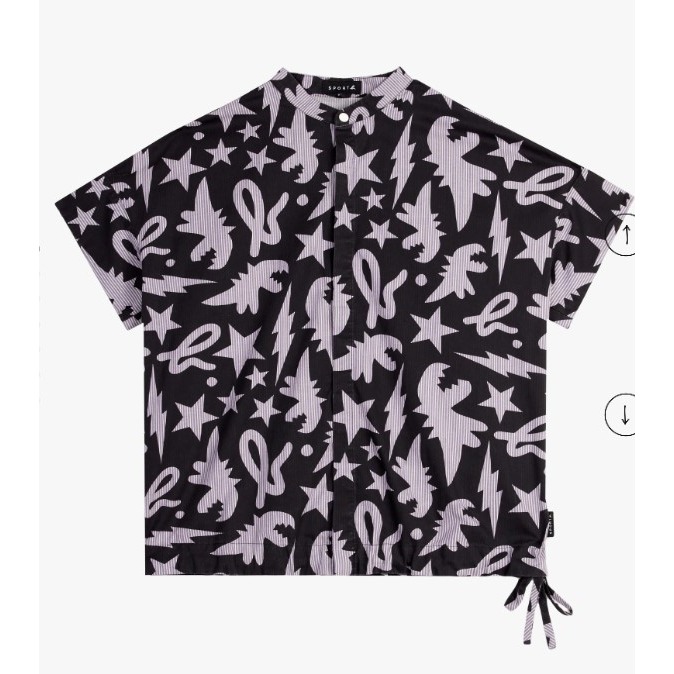 RS代購 - Sport b 全新正品優惠 女裝 Sport b. - Dino恐龍 圖案印花短袖襯衫 贈品牌袋子-細節圖2