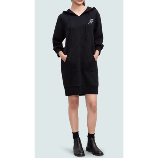 RS代購 - Sport b 全新正品優惠 女裝 Sport b.-Dino Waffle 連帽連身裙 贈品牌袋子-細節圖2