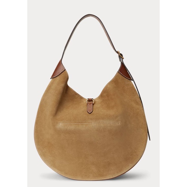 RS代購 POLO專櫃全新正品Polo Ralph Lauren 包款 - Polo ID 大型麂皮皮革單肩包-細節圖3