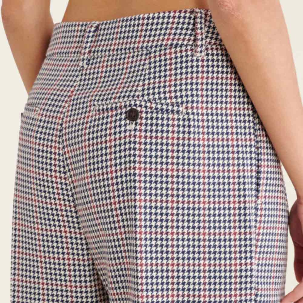 RS代購 Roots全新正品優惠 Roots女裝-率性生活系列 格紋打摺長褲 滿額贈購物袋-細節圖3