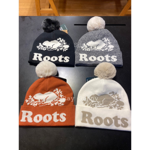RS代購 Roots專櫃全新正品優惠Roots配件-門市新品 海狸毛球毛帽 滿額贈送袋子