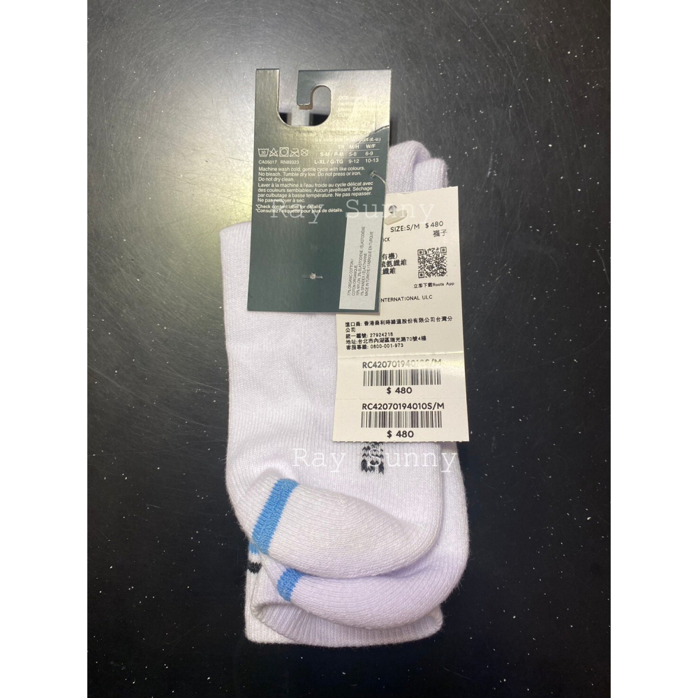 RS代購 Roots專櫃全新正品優惠Roots配件-門市新品 襪子 滿額贈送袋子-細節圖2