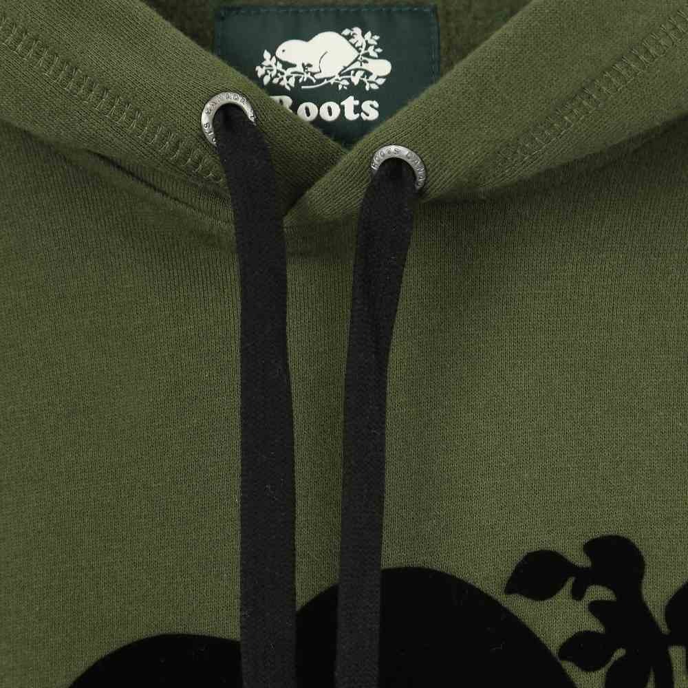 RS代購 Roots專櫃全新正品優惠 Roots男裝-絕對經典系列 海狸LOGO刷毛布連帽上衣 滿額贈送品牌袋-細節圖7