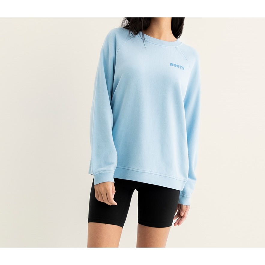 RS代購 Roots專櫃全新正品優惠 Roots女裝-復古翻玩系列 文字設計有機棉圓領上衣 滿額贈送品牌袋-細節圖3