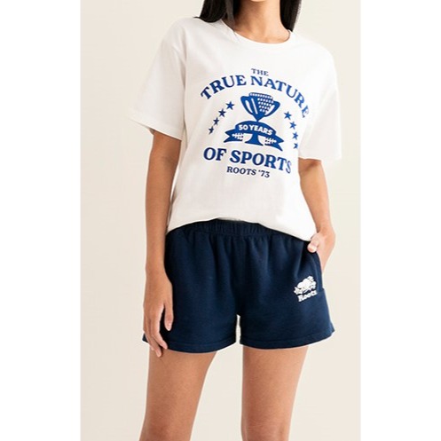 RS代購 Roots專櫃全新正品優惠 Roots女裝-復古翻玩系列 獎盃元素有機棉短袖T恤 滿額贈送品牌袋-細節圖6