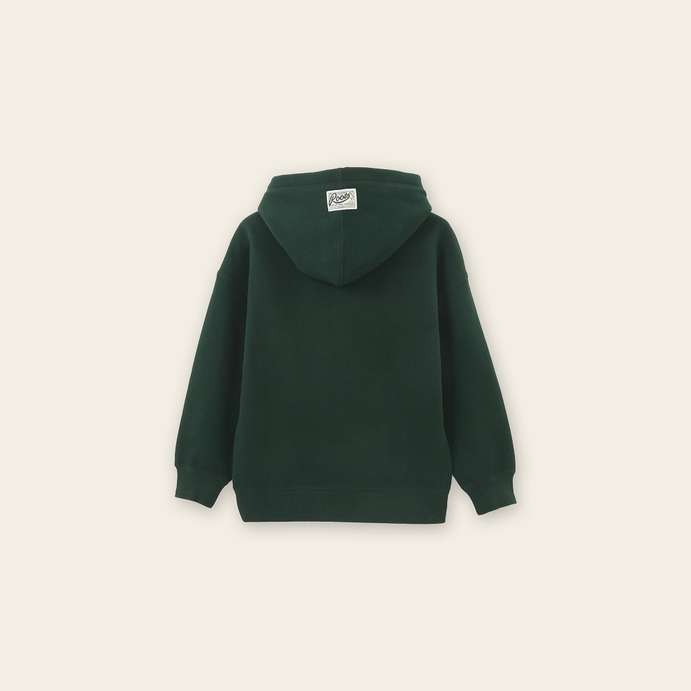 RS代購 Roots全新正品優惠 Roots大童-復古翻玩系列 草寫文字連帽上衣 滿額贈送袋子-細節圖2