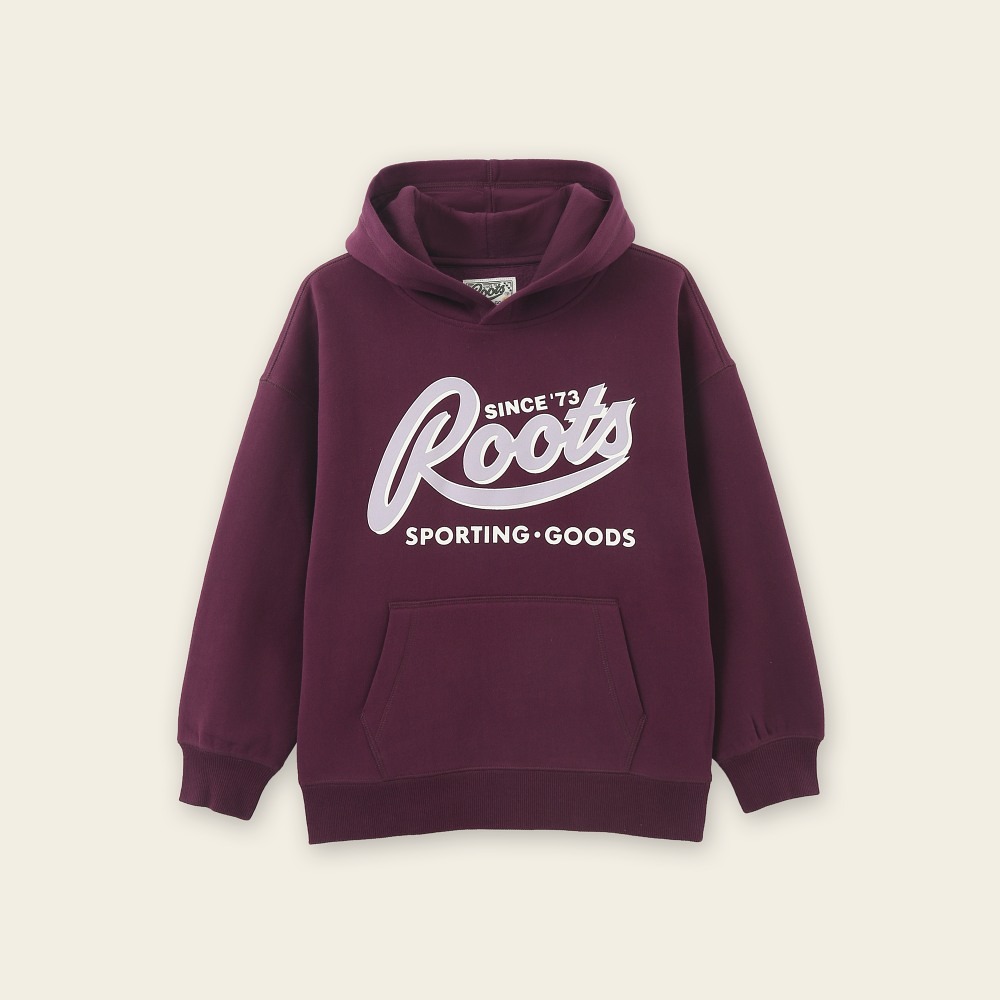 RS代購 Roots全新正品優惠 Roots大童-復古翻玩系列 草寫文字連帽上衣 滿額贈送袋子-細節圖5