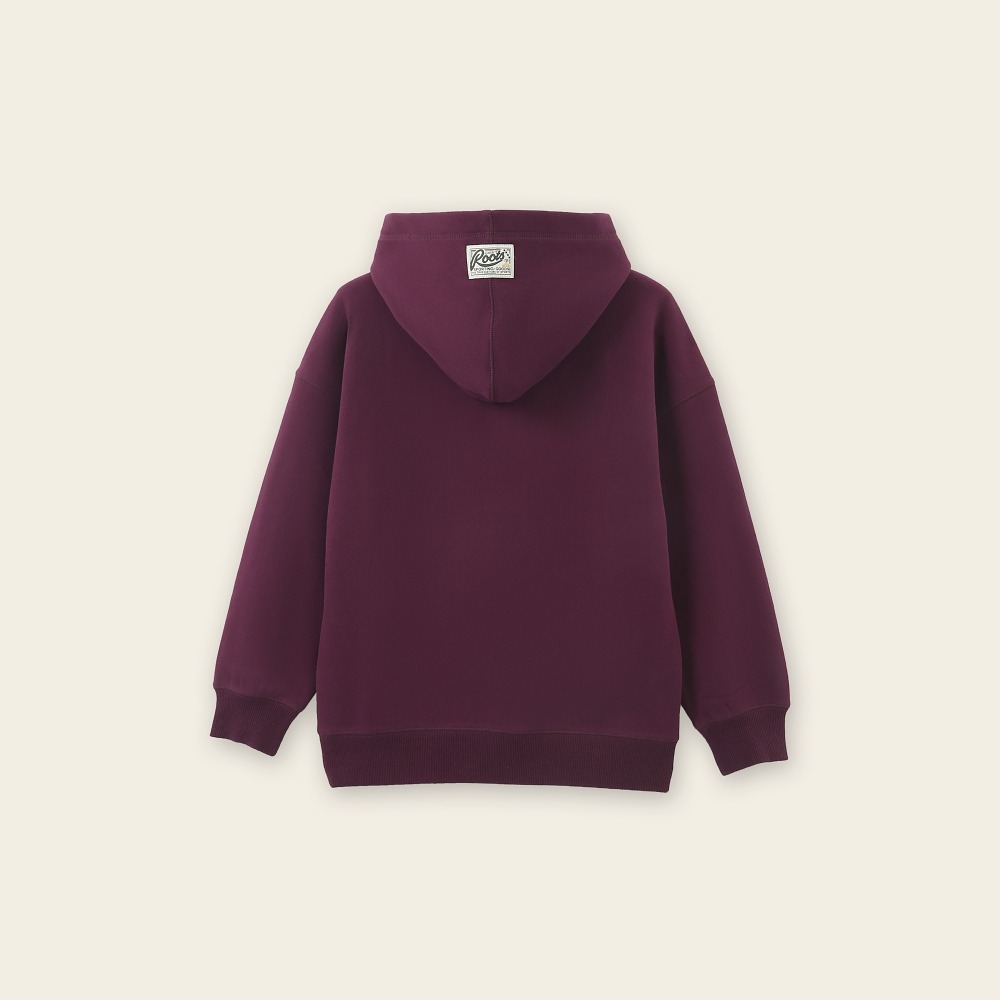 RS代購 Roots全新正品優惠 Roots大童-復古翻玩系列 草寫文字連帽上衣 滿額贈送袋子-細節圖6
