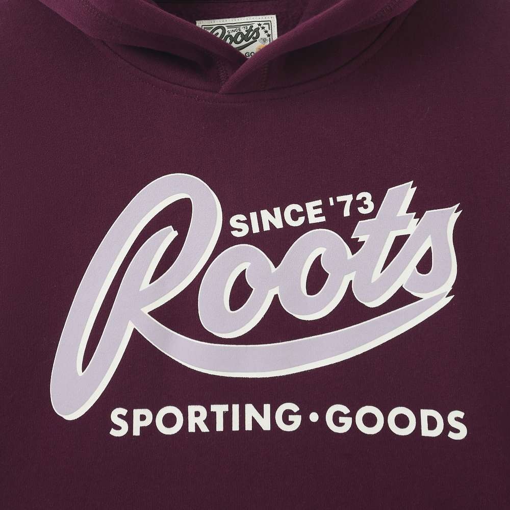 RS代購 Roots全新正品優惠 Roots大童-復古翻玩系列 草寫文字連帽上衣 滿額贈送袋子-細節圖7