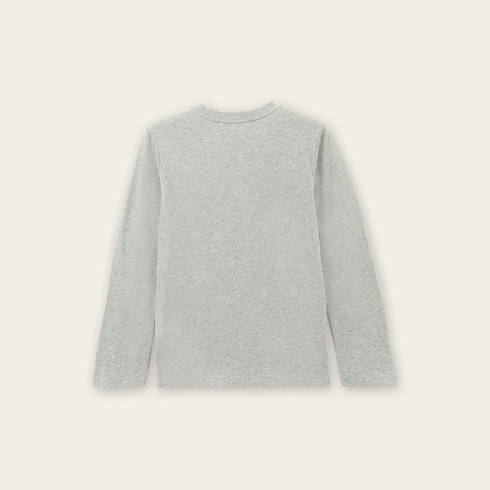 RS代購 Roots全新正品優惠 Roots童裝-復古翻玩系列 草寫文字長袖上衣 滿額贈送袋子-細節圖2