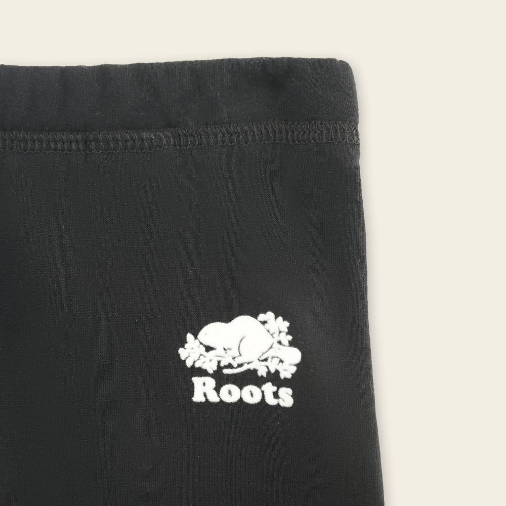 RS代購 Roots全新正品優惠 Roots童裝-絕對經典系列 海狸LOGO刷毛內搭褲 滿額贈購物袋-細節圖3