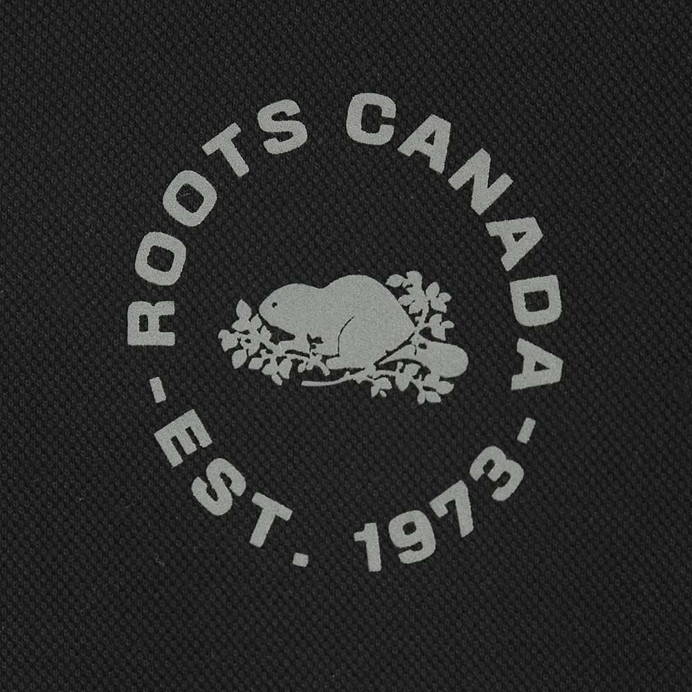 RS代購 Roots全新正品優惠 Roots男裝-城市旅者系列 環型LOGO網眼布純棉POLO衫 滿額贈購物袋-細節圖5