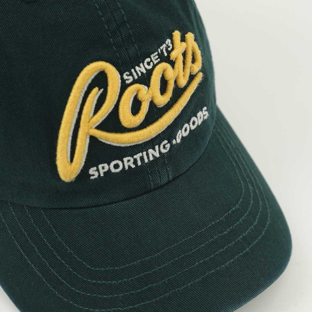 RS代購 Roots專櫃全新正品優惠Roots配件-復古翻玩系列 草寫文字經典棒球帽 滿額贈送袋子-細節圖3