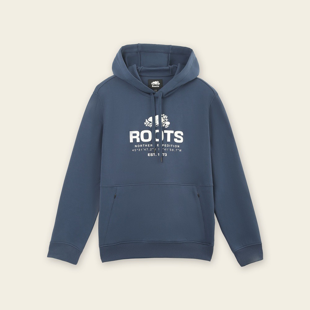 RS代購 Roots專櫃全新正品優惠Roots男裝-城市旅者系列 文字LOGO雙面布連帽上衣 滿額贈送袋子-細節圖3