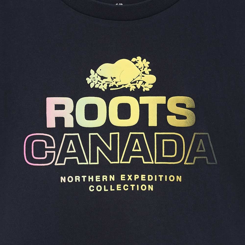 RS代購 Roots專櫃全新正品優惠Roots女裝-城市旅者系列 漸層LOGO寬版純棉短袖T恤 滿額贈送袋子-細節圖8