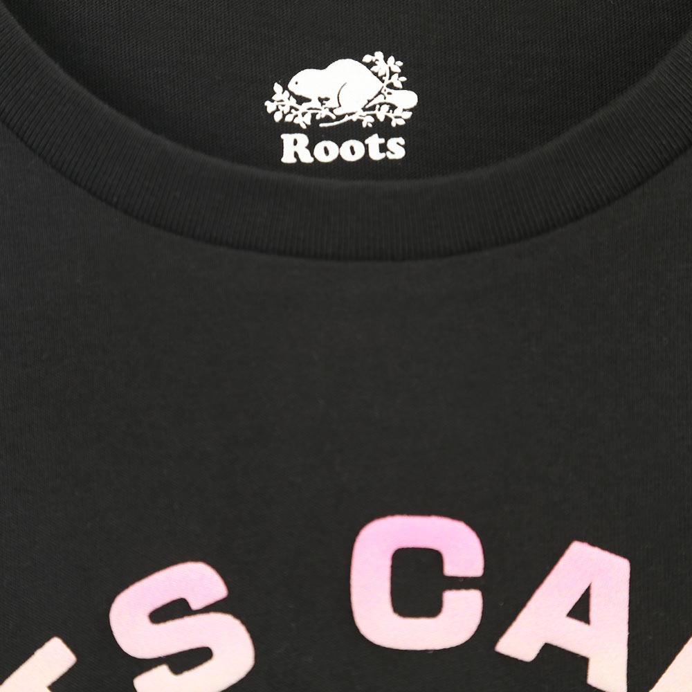 RS代購 Roots專櫃全新正品優惠Roots 女裝-城市旅者系列 漸層海狸LOGO修身純棉短袖T恤 滿額贈送袋子-細節圖3