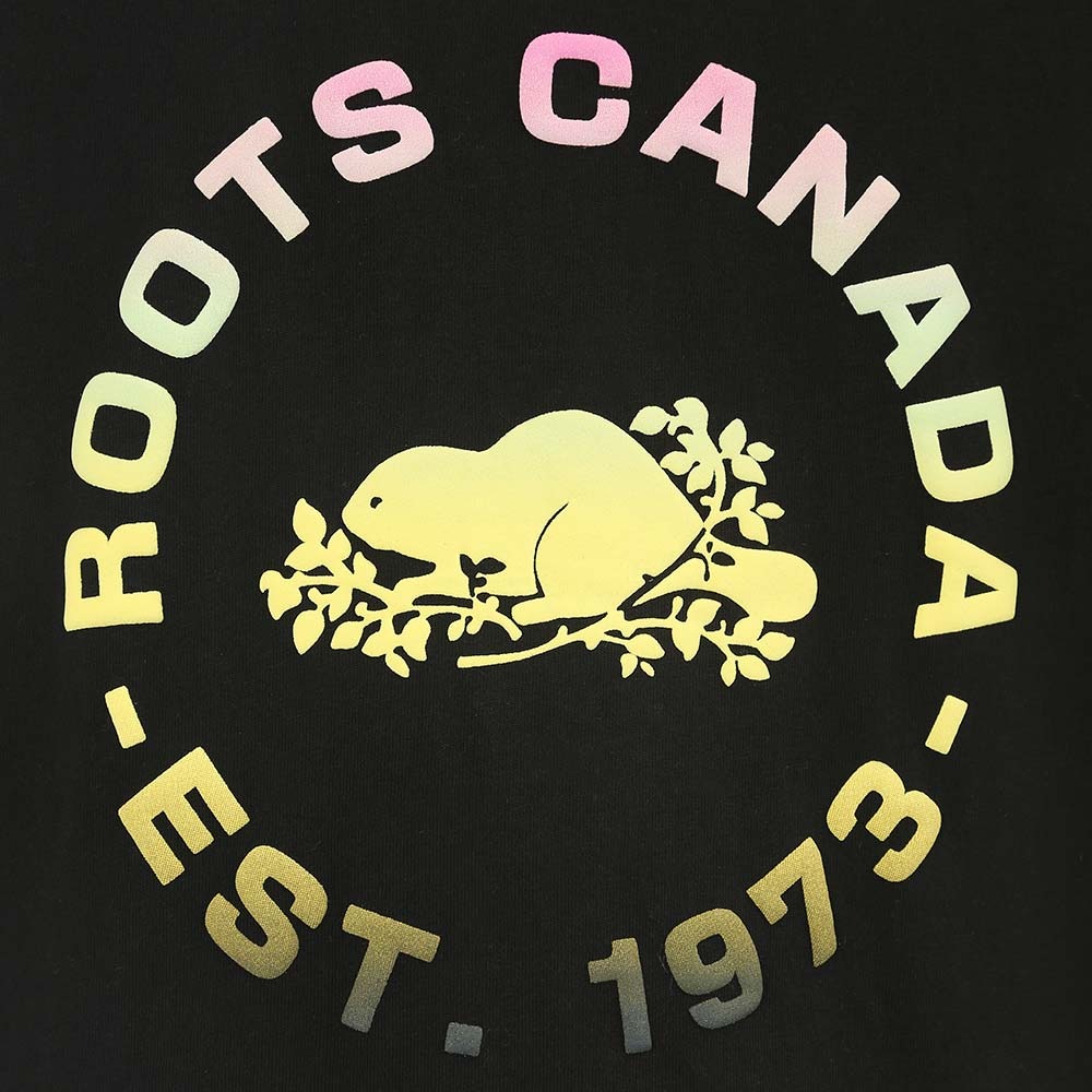 RS代購 Roots專櫃全新正品優惠Roots 女裝-城市旅者系列 漸層海狸LOGO修身純棉短袖T恤 滿額贈送袋子-細節圖4