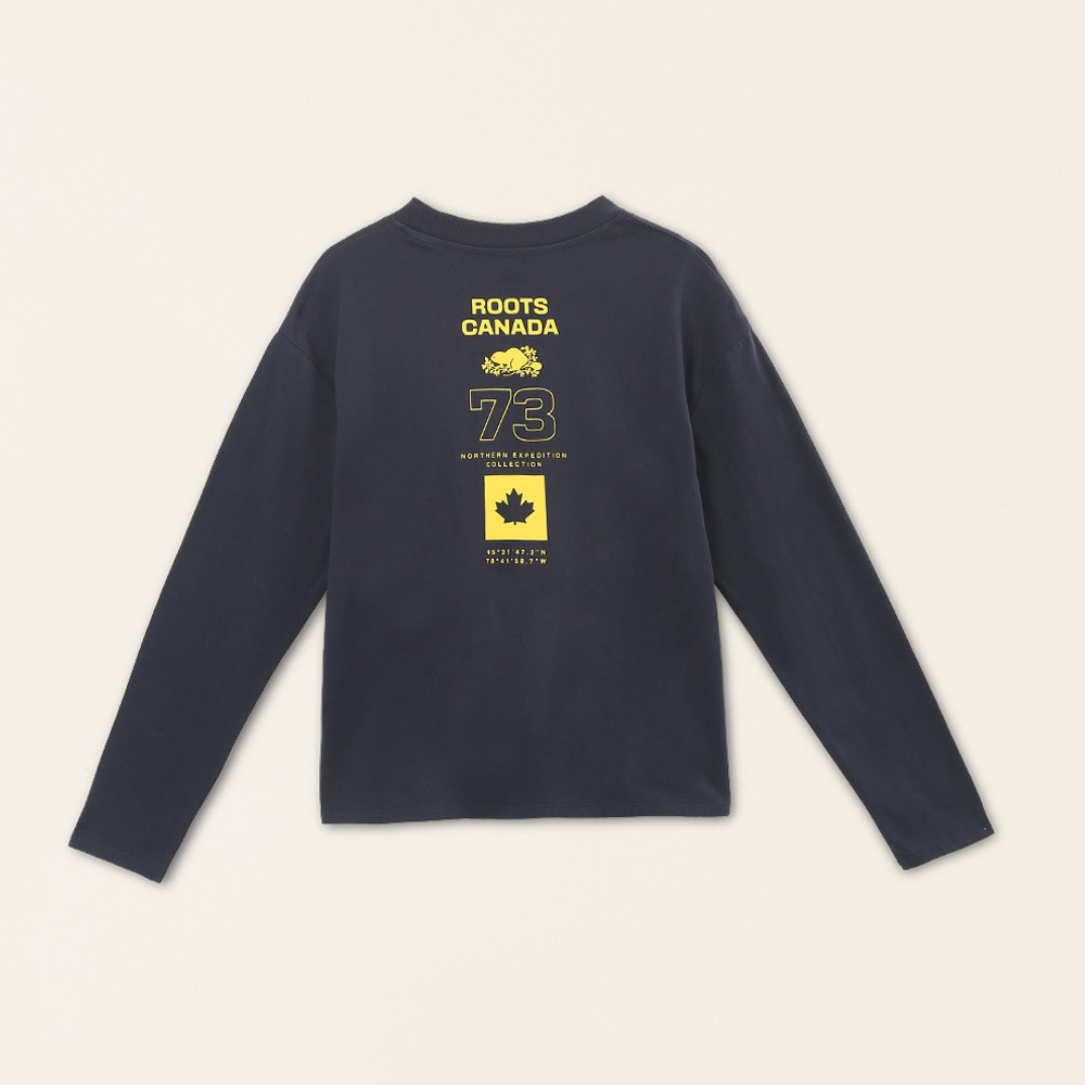 RS代購 Roots專櫃全新正品優惠Roots 女裝-城市旅者系列 LOGO設計純棉長袖上衣 滿額贈送袋子-細節圖7