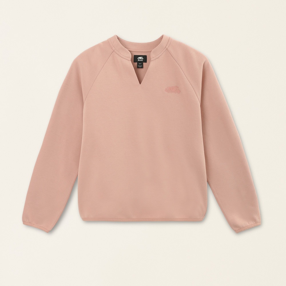 RS代購 Roots專櫃全新正品優惠Roots 女裝-城市旅者系列 環型LOGO雙面布開襟長袖上衣 滿額贈送袋子-細節圖7