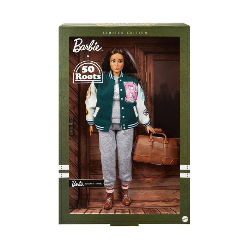 RS代購 Roots專櫃全新正品優惠Roots-BARBIE™ X Roots聯名系列 Barbie玩偶 滿額贈袋子