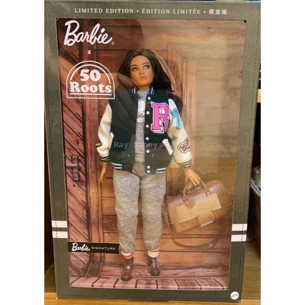 RS代購 Roots專櫃全新正品優惠Roots-BARBIE™ X Roots聯名系列 Barbie玩偶 滿額贈袋子-細節圖7