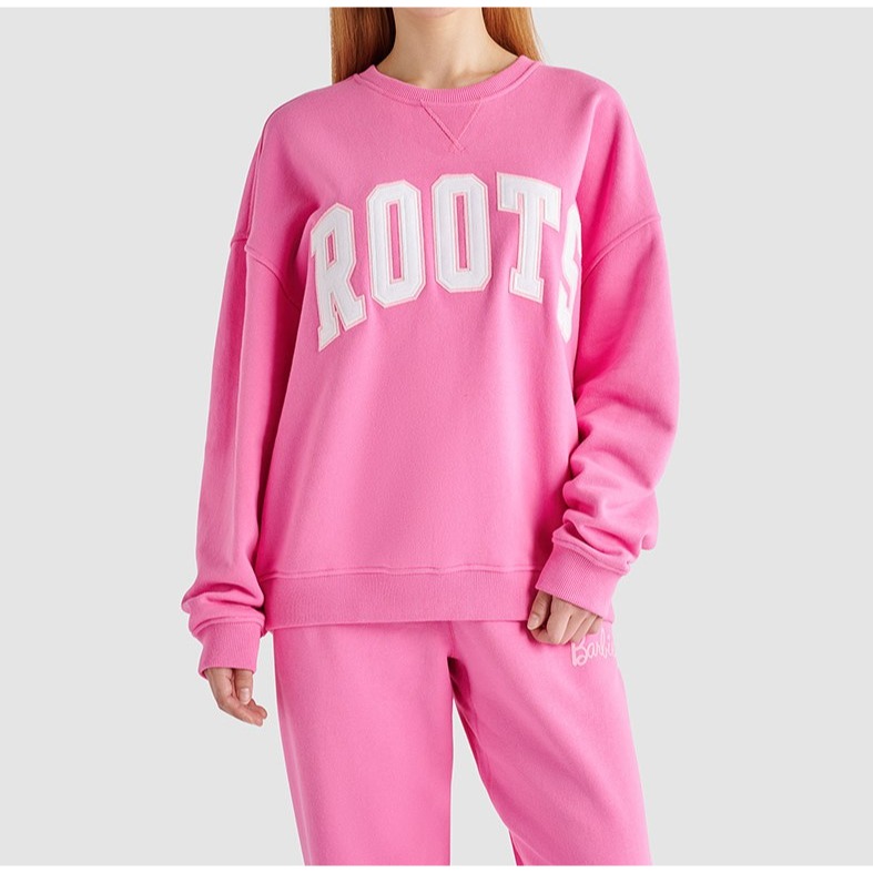 RS代購 Roots專櫃全新正品優惠Roots女裝-BARBIE™ X Roots聯名系列 品牌文字大 滿額贈袋子-細節圖6