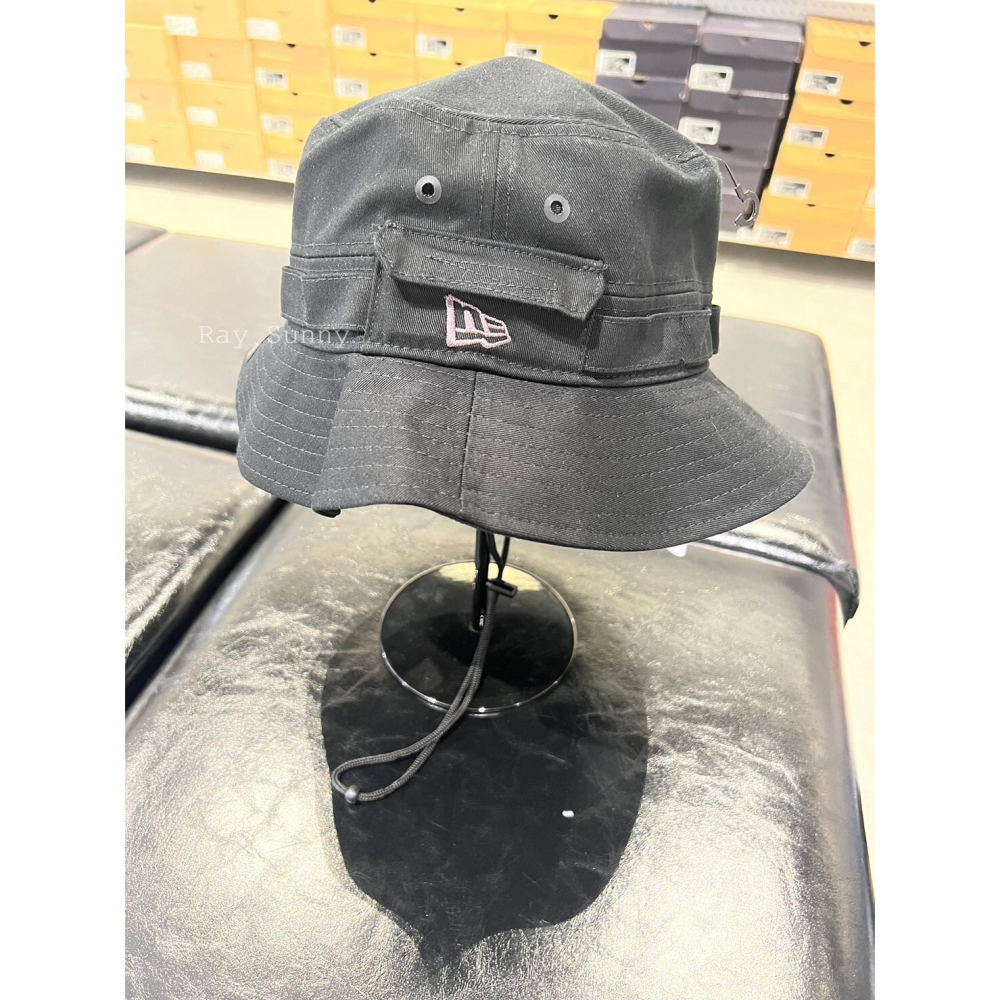 RS代購 NEW ERA NEW ERA配件-NEW ERA 男女 探險帽 基本款全黑 NE13090091-細節圖2