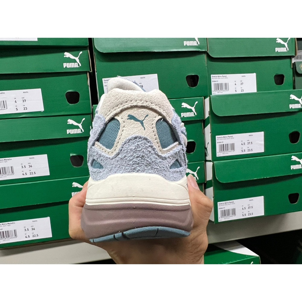 RS代購 - PUMA全新正品優惠 PUMA鞋款-PUMA Teveris Nitro Metallic 流行休閒鞋-細節圖2