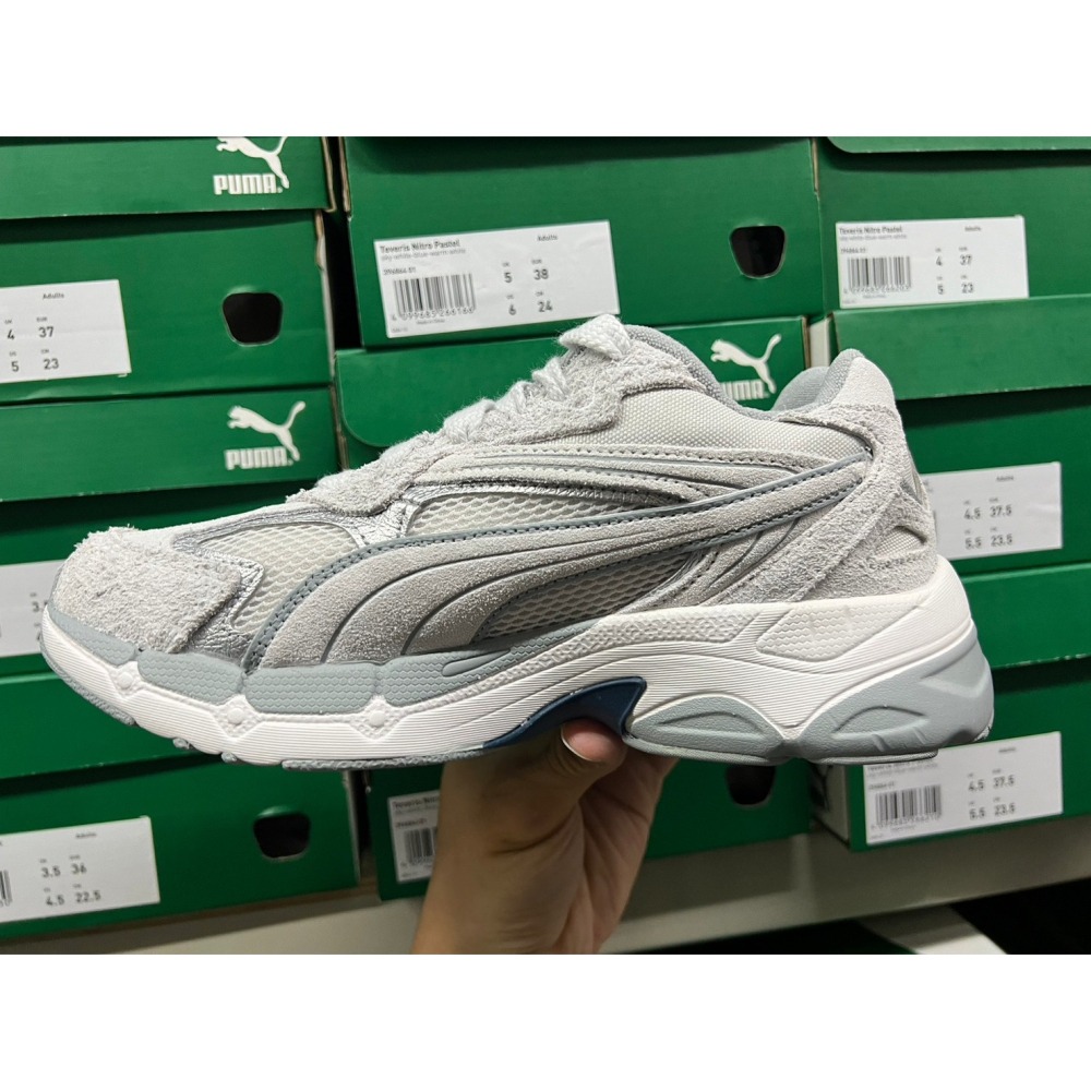 RS代購 - PUMA全新正品優惠 PUMA鞋款-PUMA Teveris Nitro Metallic 流行休閒鞋-細節圖7