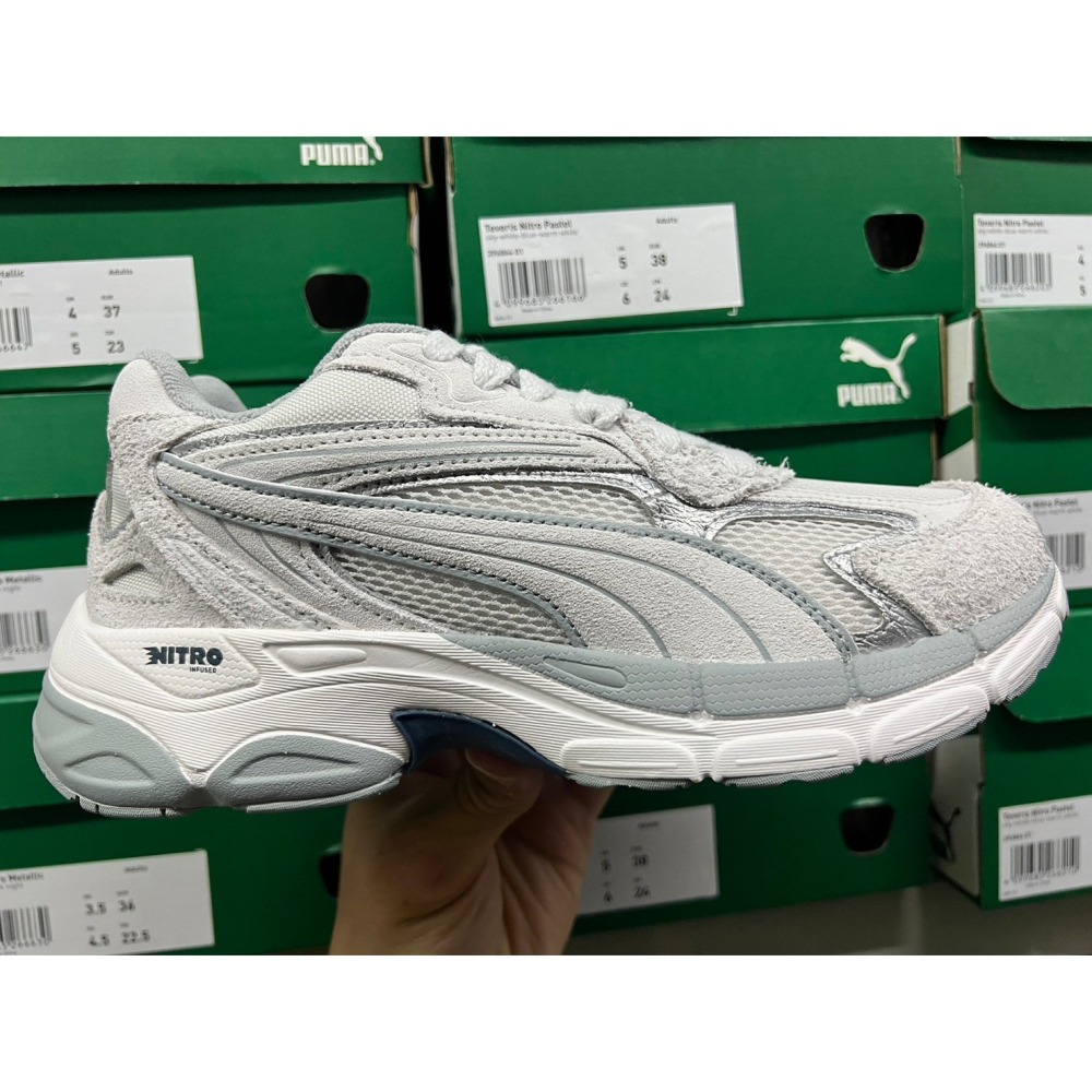 RS代購 - PUMA全新正品優惠 PUMA鞋款-PUMA Teveris Nitro Metallic 流行休閒鞋-細節圖8