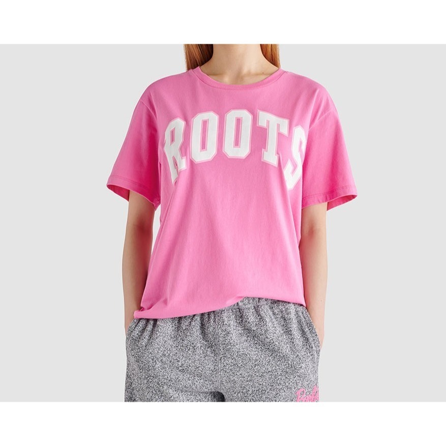 RS代購 Roots專櫃全新正品優惠Roots女裝-BARBIE™ X Roots聯名系列 品牌文字寬版 滿額贈袋子-細節圖4
