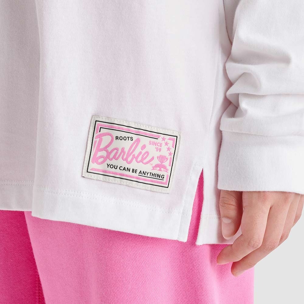 RS代購 Roots專櫃全新正品優惠Roots女裝-BARBIE™ X Roots聯名系列 文字設計有機 滿額贈袋子-細節圖2