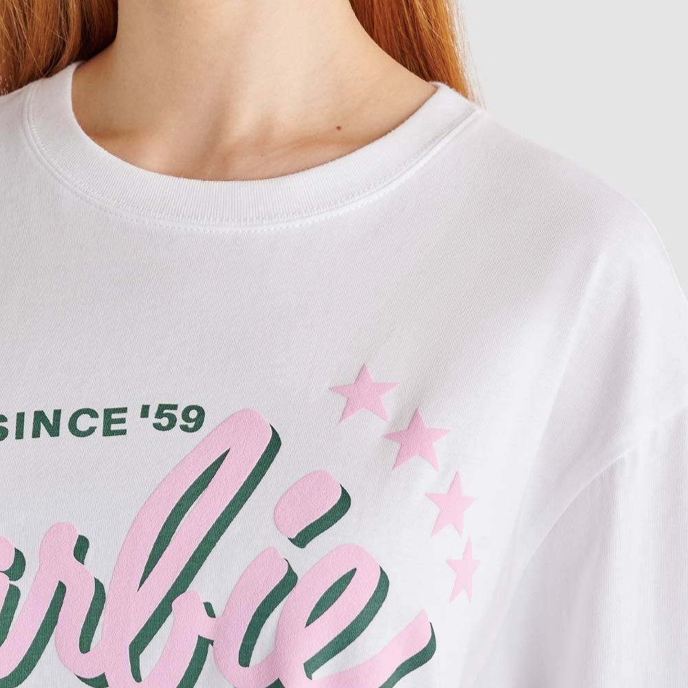 RS代購 Roots專櫃全新正品優惠Roots女裝-BARBIE™ X Roots聯名系列 文字設計有機 滿額贈袋子-細節圖4