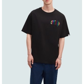 RS代購 - Sport b 全新正品優惠 Sport b.男裝-標誌箔印效果T恤 贈品牌袋子-細節圖4