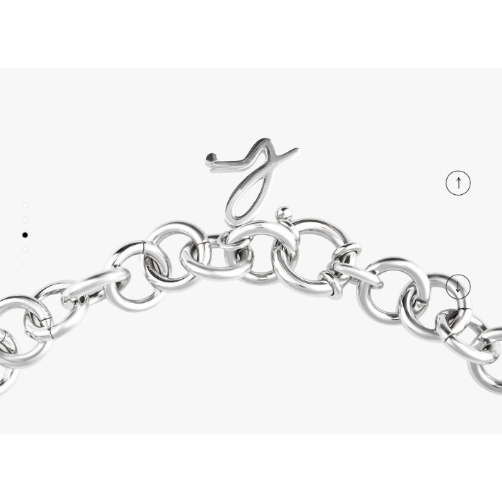 RS代購 - Agnes b全新正品優惠 agnès b.-配件 女裝 Logo ＂Sweet Heart＂ 項鍊-細節圖5