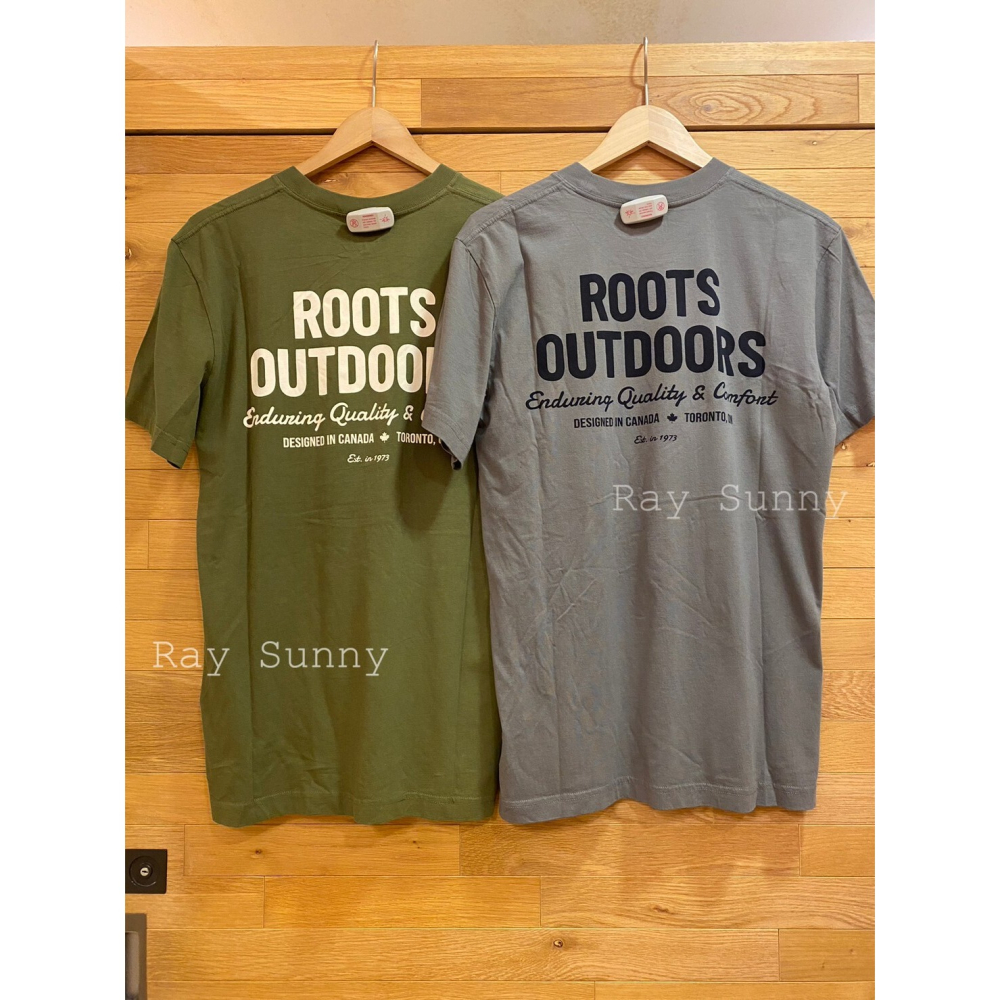 RS代購 Roots專櫃全新正品優惠Roots男裝-率性生活系列 文字有機棉短袖T恤 滿額贈送袋子-細節圖2