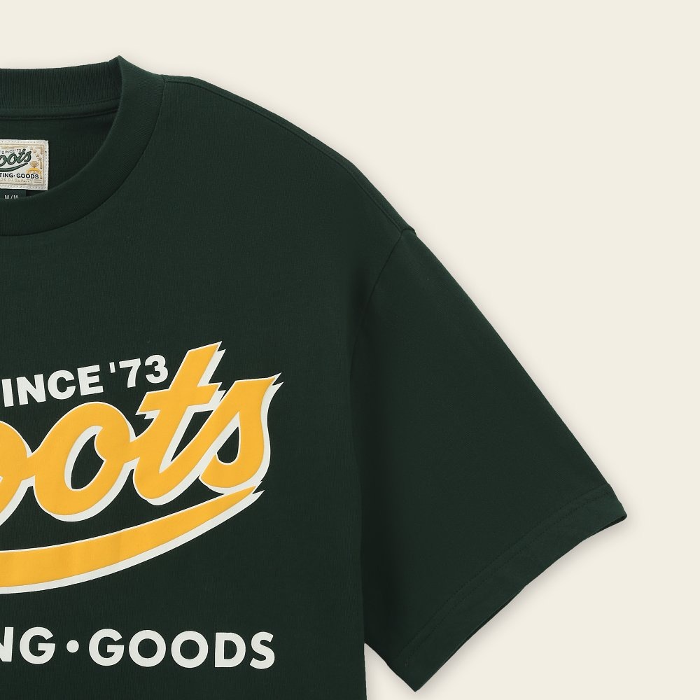 RS代購 Roots專櫃全新正品優惠Roots男裝-率性生活系列 草寫文字厚磅短袖T恤 滿額贈送袋子-細節圖4