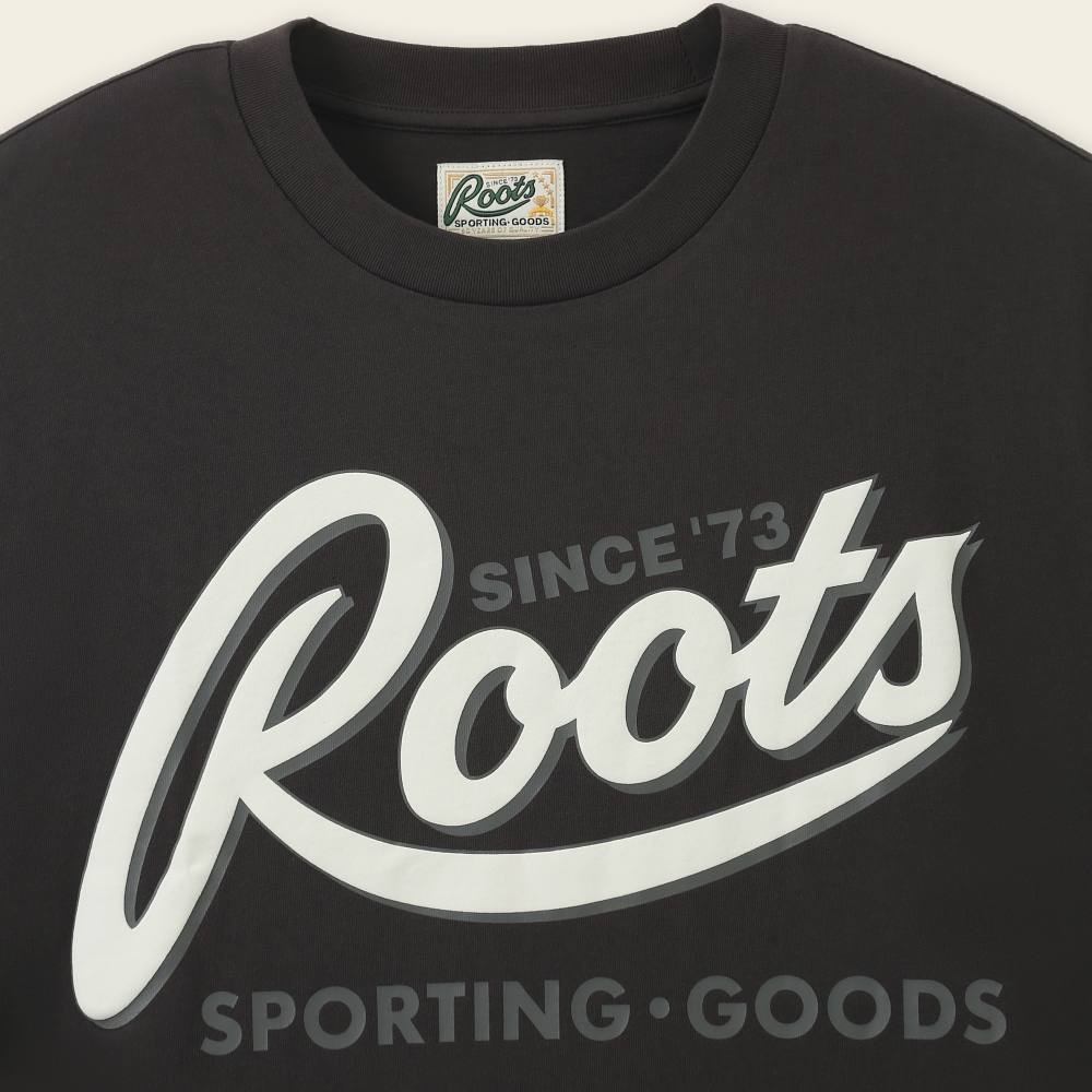 RS代購 Roots專櫃全新正品優惠Roots男裝-率性生活系列 草寫文字厚磅短袖T恤 滿額贈送袋子-細節圖5