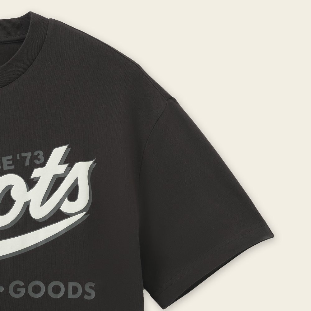 RS代購 Roots專櫃全新正品優惠Roots男裝-率性生活系列 草寫文字厚磅短袖T恤 滿額贈送袋子-細節圖6