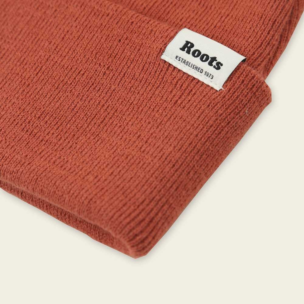 RS代購 Roots專櫃全新正品優惠Roots配件-率性生活系列 休閒針織反褶毛帽 滿額贈送袋子-細節圖4