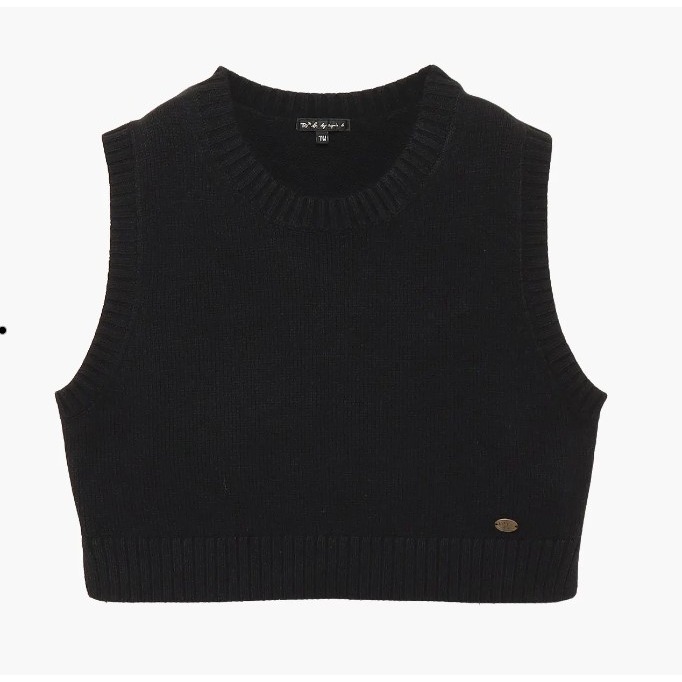 RS代購 - Agnes b全新正品優惠 Agnes b女裝-圓領針織背心 贈送品牌袋子-細節圖8