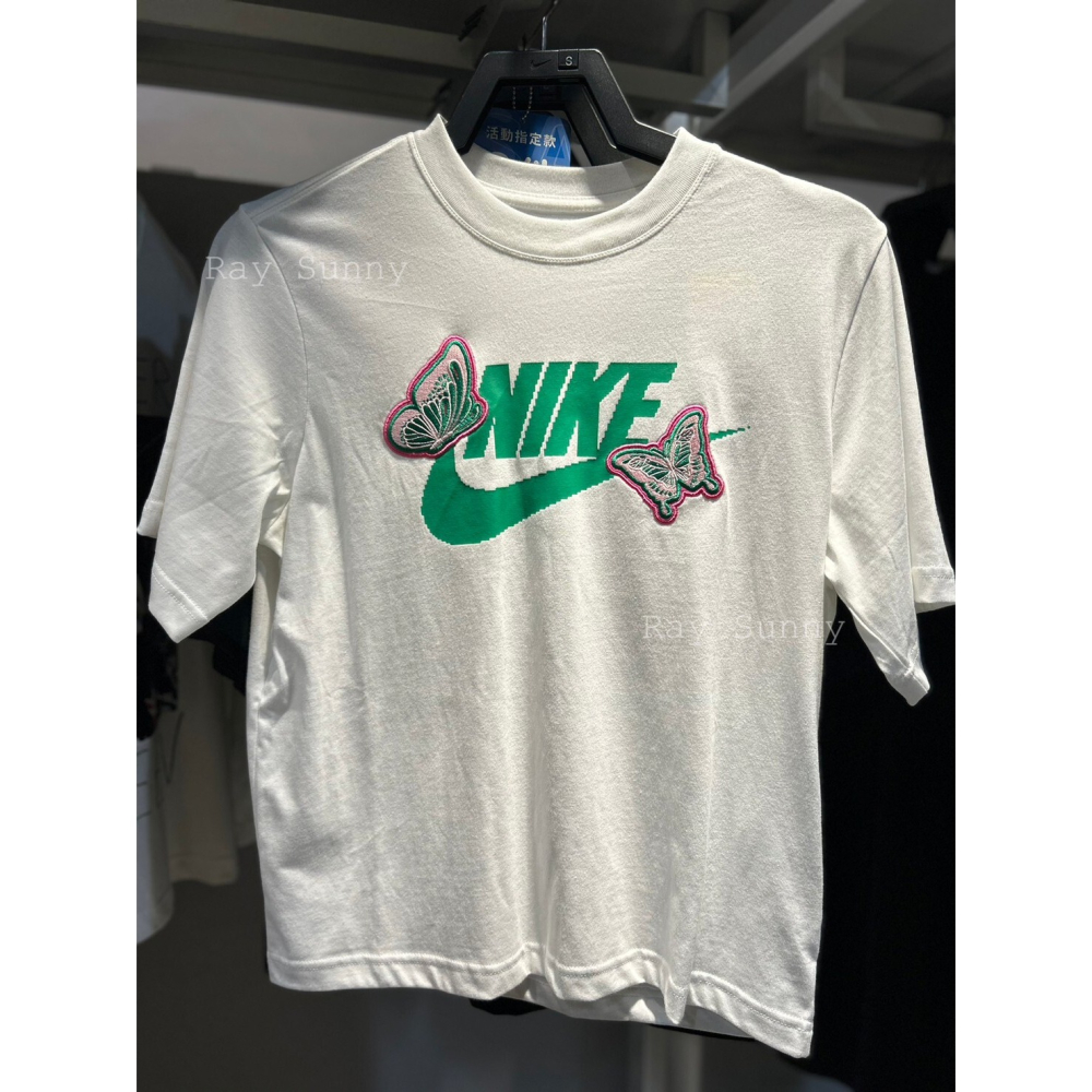 RS代購 耐吉 全新正品優惠NIKE女款- 短袖休閒上衣 運動 寬鬆版 FD2526-010-細節圖3
