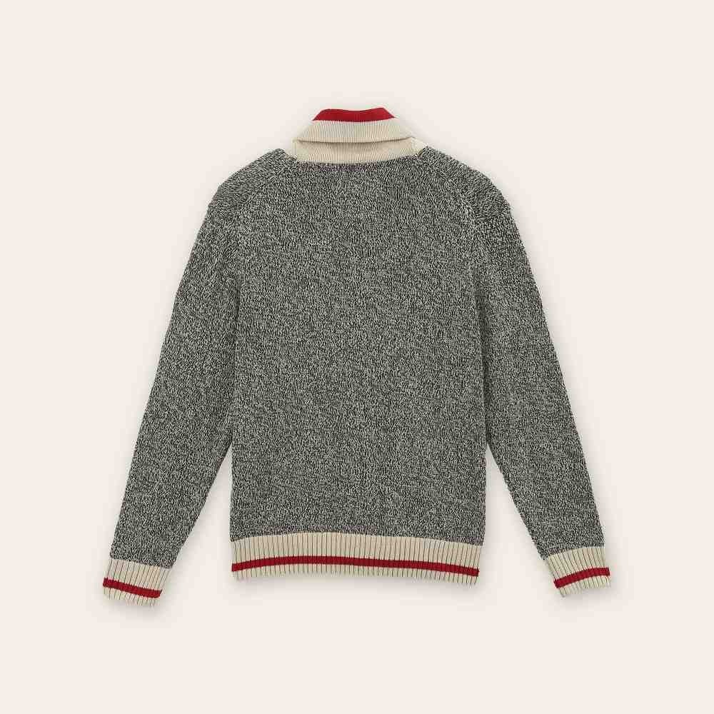 RS代購 Roots全新正品優惠 Roots男裝-經典小木屋系列 經典針織開襟毛衣 滿額贈購物袋-細節圖2