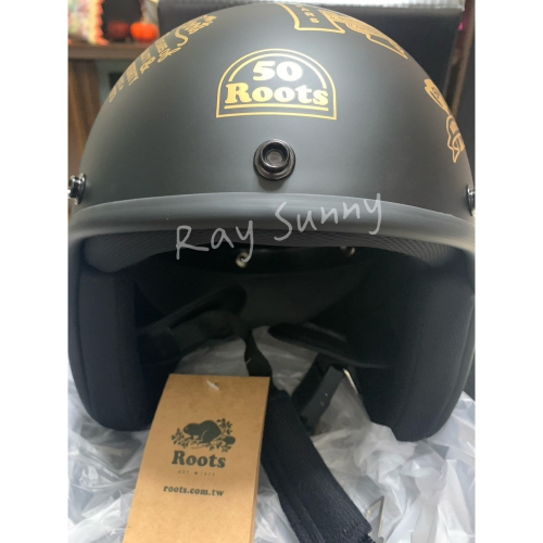 RS代購 Roots全新正品優惠 Roots配件-50週年 滿版安全帽 滿額贈購物袋